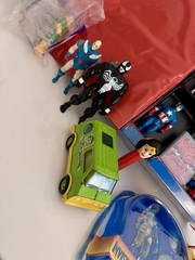 🔥 Marvel Super Heroes 1991 Tara Toys Case Lot with Figures 🔥