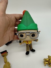 The Office Mini Figures Phatmojo – Lot of 7- GOLD DWIGHT & One Funko Elf Figure
