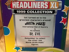 1999 Austin Powers Movie Headliners XL 1980-2001 New in the Original Box