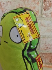 Bob’s Burgers 10” Kuchi Kopi Stuffed Animal Shaped Pillow Plush With Tag Green