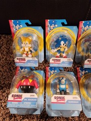 JAKKS SONIC THE HEDGEHOG LOT METAL TAILS MIGHTY BURROBOT RAY EGGMAN CHOPPER NEW