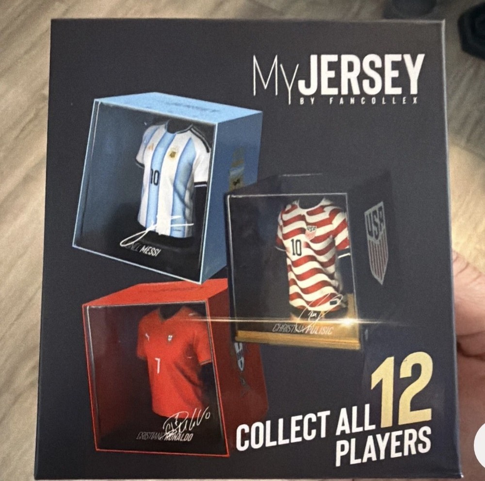MyJersey Kevin De Bruyne Belgium Soccer Mini Jersey Figurine w/ Boxed