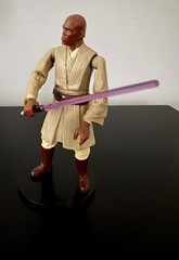 Star Wars: Revenge of the Sith Mace Windu Force Combat Action Figure 2005 Hasbro
