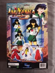 Toynami InuYasha Lot of 5 Action Figures – Kikyo, Miroku, Kagome, Naraku, Sango
