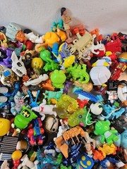 Lot of Mini Figures Toys for Boys Male 3+lbs of Creatures/Characters Robot Alien