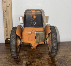RARE Disney Pixar Cars Chewall Tractor Pull Back and Tip 4 IN Working sound/eyes