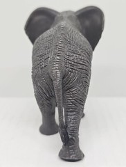 Mojo African Elephant Figure 2015 Safari Toy, Trunk Down Plastic FREE SHIPPING
