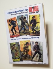 GI Joe Set of Six Soldiers of the World empty boxes 1966 type unassembled