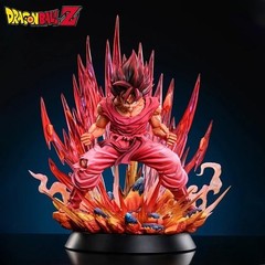 38cm Kaioken Goku Figure Dragon Ball Anime PVC Action Statue Collectible Model T