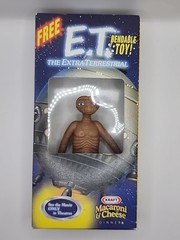 ET The Extraterrestrial Movie Bendable Toy Kraft Macaroni and Cheese NIB