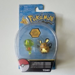 TOMY Pokémon Boxed Figure Set: Zygarde Core vs Dedenne, Ages 4+