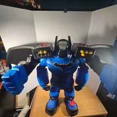 2017 Mattel Batman Blue Robotic Suit Imaginext 30 In Tall