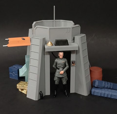 1:12 scale OUTPOST CHECKPOINT FORT SCI FI PLAYSET for 6″ STAR WARS FIGURE