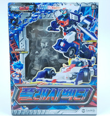 Metal Cardbot S FLASHVECTOR Race Car Transformer Robot Toy