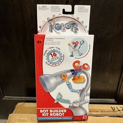 2004 Mattel Robots (2) Bot Builder Kit Robot New Factory Sealed Box