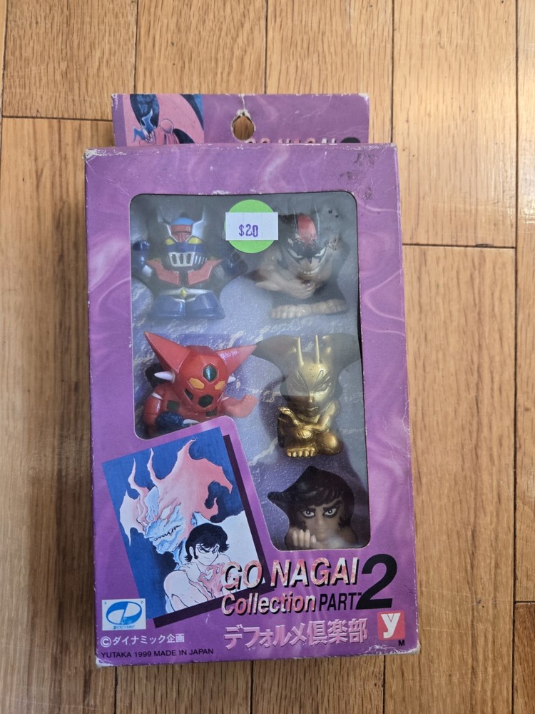 Yutaka Go Nagai Collection Part 2 Mini Figure Set Devilman Mazinger Z 1999