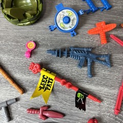 Teenage Mutant Ninja Turtles TMNT Weapons Accessories Lot Vintage 1980s 1990s