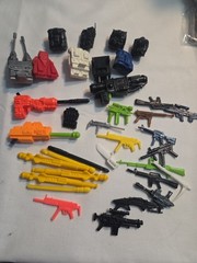90s GI JOE Accessories Backpak Wepons Launchers Missles