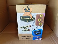 Lot Of 4 Pieces Fuggler Funny Ugly Monster Collectible Keychains Gold Edition