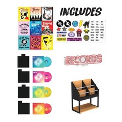 Mga Miniverse Real Music Record Shop With Exclusive Fender — READY TO SHIP!