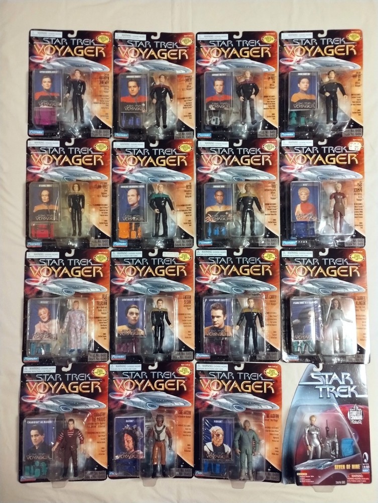 Playmates Star Trek Voyager Action Figures Set(16 total)!