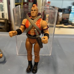 Coleco 1986 Mad Dog Rambo Force of Freedom Figure Complete & Works( T 25 )