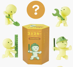 Authentic Smiski Construction Series (One Sealed Blind Box)