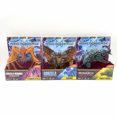 MonsterVerse TITANUS SCYLLA + RODAN + FROST VARK 6″ Action Figures set of 3 NEW!