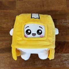 Original Lanky Box Boxy 7″ Stuffed Box Plush Removable Helmet
