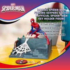 Marvel Spider-Man Finders Keypers Statue Key Holder Figure PVC 5.5in