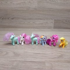 My Little Pony Hasbro Assorted Lot of 16 Various Sizes & Colors of Equine Ponies