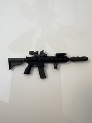 1/18 Joytoy , Acid rain , Planet green , G.I.Joe ,3.75 figure . custom Weapons