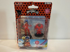 Miraculous Toppeez Figures Lot Of 2 – NEW – Cat Noir – Lady Big