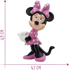 2.76 Inch Minnie Mouse PVC Figure – No Assembly, Perfect for Play and Collecting