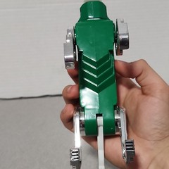 Vintage 1984 WEP Panosh Place Voltron Lion Force Green Action Figure w/ Canopy