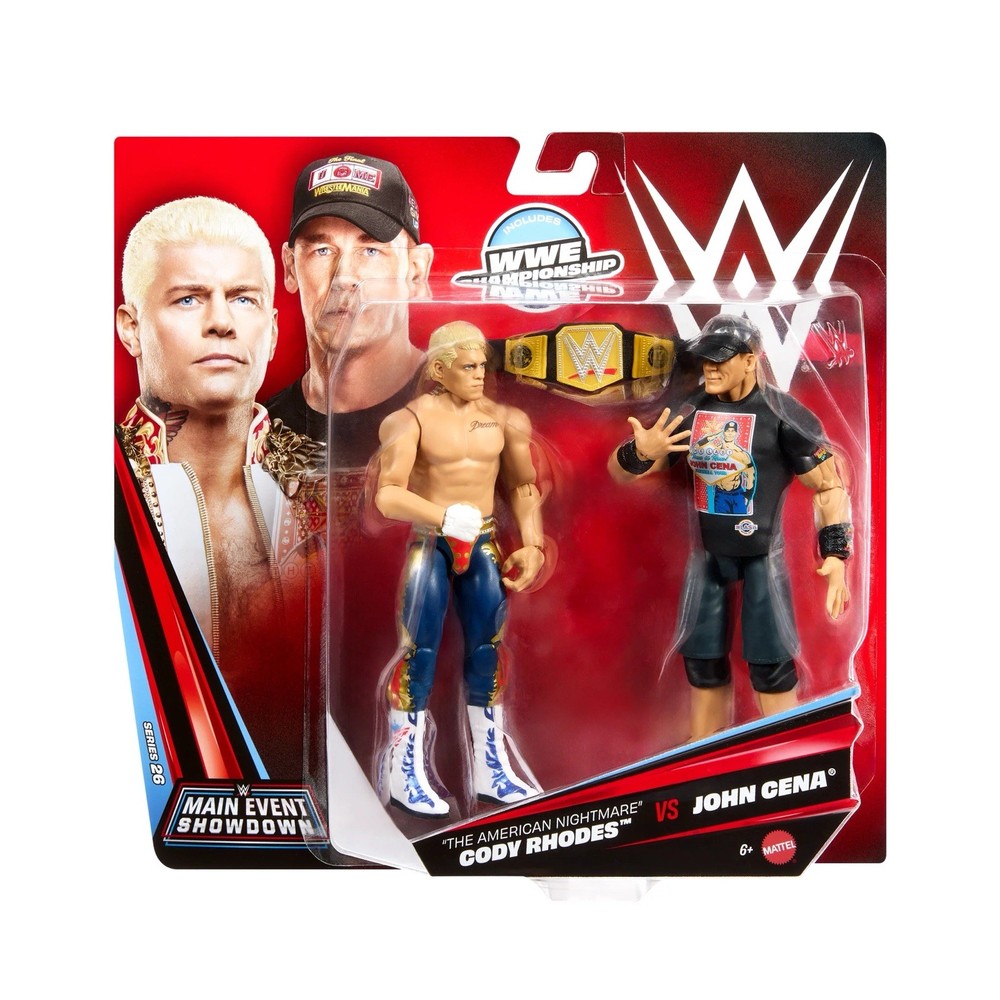 Cody Rhodes / John Cena Championship Showdown Series 26 Figure WWE Mattel