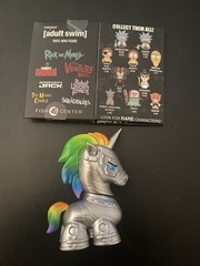 Kidrobot Adult Swim 3″ Dunny Mini Series Vinyl Figure Robot Unicorn Attack 1/48