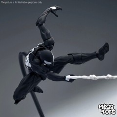 Mess Toys Black Suit Neighbor Spider-Man Symbiote Action Figure Boxed US STOCK