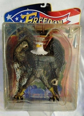2002 FREEDOM THE AMERICAN EAGLE 8″ 9/11 Commemorative Action Figure MEZCO Sealed