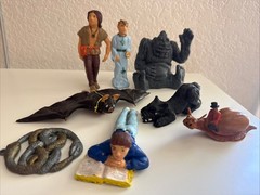 VINTAGE RARE LOT OF NEVERENDING STORY FIGURES MADE IN MEXICO 80’s