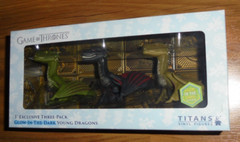 Game of Thrones 3″ Exclusive 3-pack Young Dragons Vinyl Figures Titan 2019
