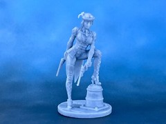 Steampunk Headhunter Action table figurine. 40mm Resin Figure