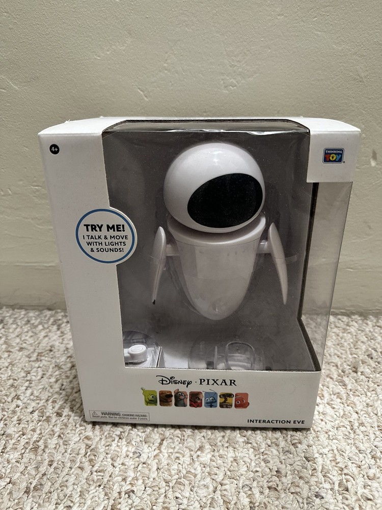 Disney Pixar Thinkway Toys WALL-E Interactive EVE Brand New