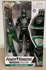 2 X Power Rangers Lightning Collection S.P.D. A-Squad Red & Green Rangers Bundle