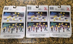 Lot Of 3 Sealed Voice Squad Figures – 1991 Toy Island – Vintage