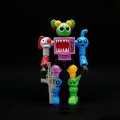 Game Figures Sprunki Assemble Robot Action Figures Model Desktop Ornaments Gifts