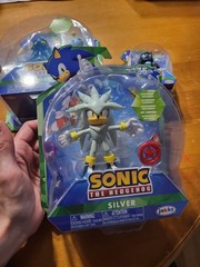 Sonic the Hedgehog SILVER RED STAR SPRING 35th Anniversary 4″ Jakks Pacific
