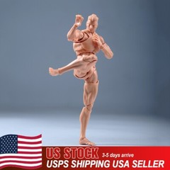 Romankey X COWL 1/12 Male Action Figure Joint Body Doll 6in Yellow Model w/Head