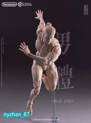 Romankey X COWL 1/12 Flexible 6″Action Figure Male Pale Muscle Joint Body w/Head