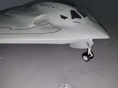 1:48 scale B-21 Raider-Stealth Bomber Model Kit-Disassembled and Unpainted